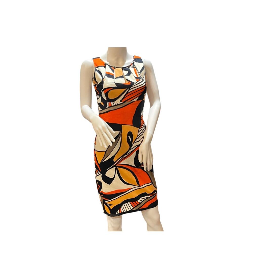 Vintage Funky Retro Vibe Sheath Dress Size 4